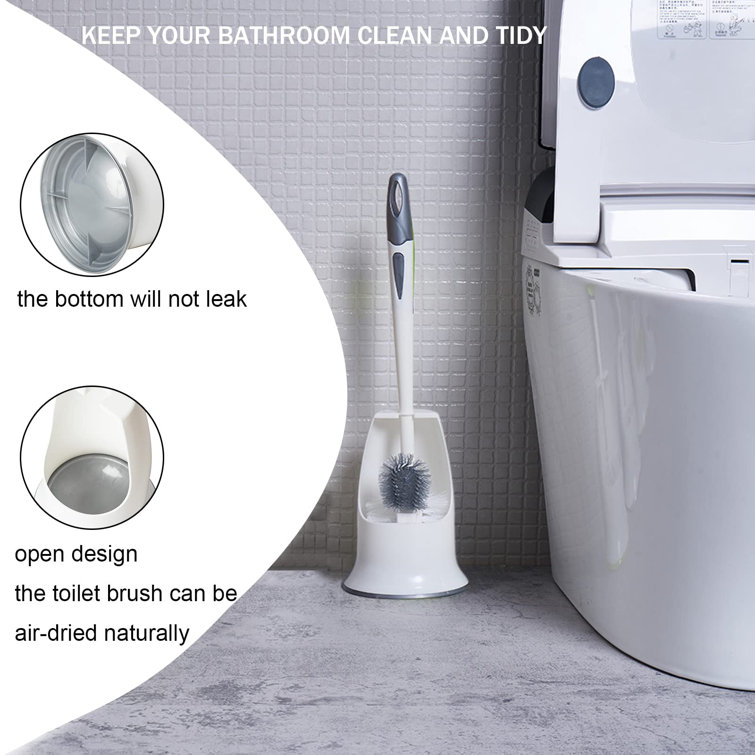 A Home Plastic Toilet Brush And Holder Wayfair